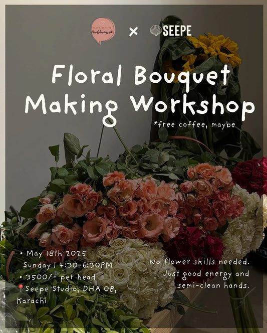 Floral Bouquet Making Workshop 18/5