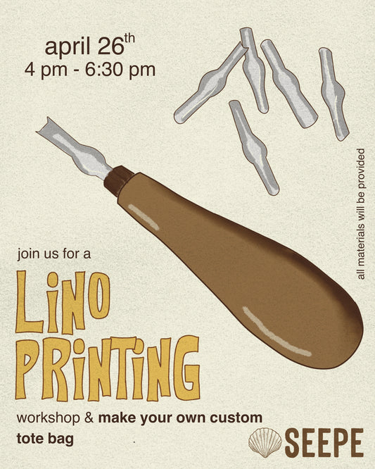 Lino Printing Workshop 26/4